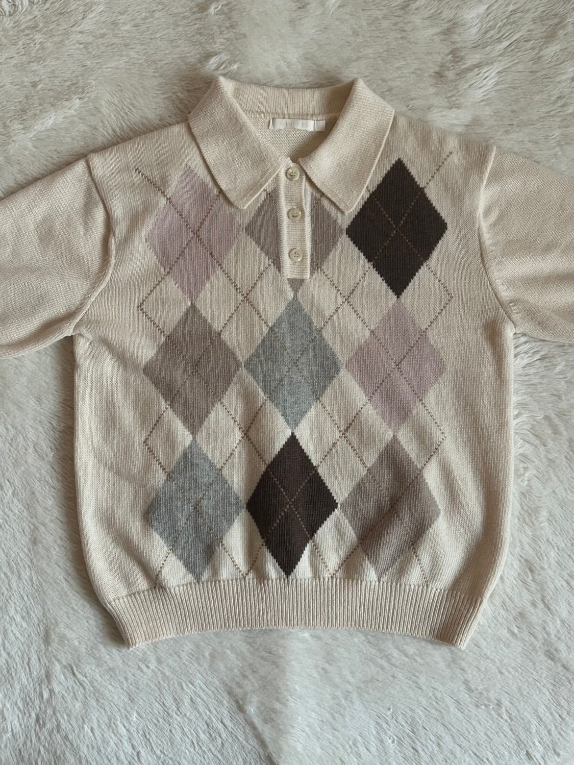 그로브 NIKO 니트 아이보리, 그레이 상품이미지5