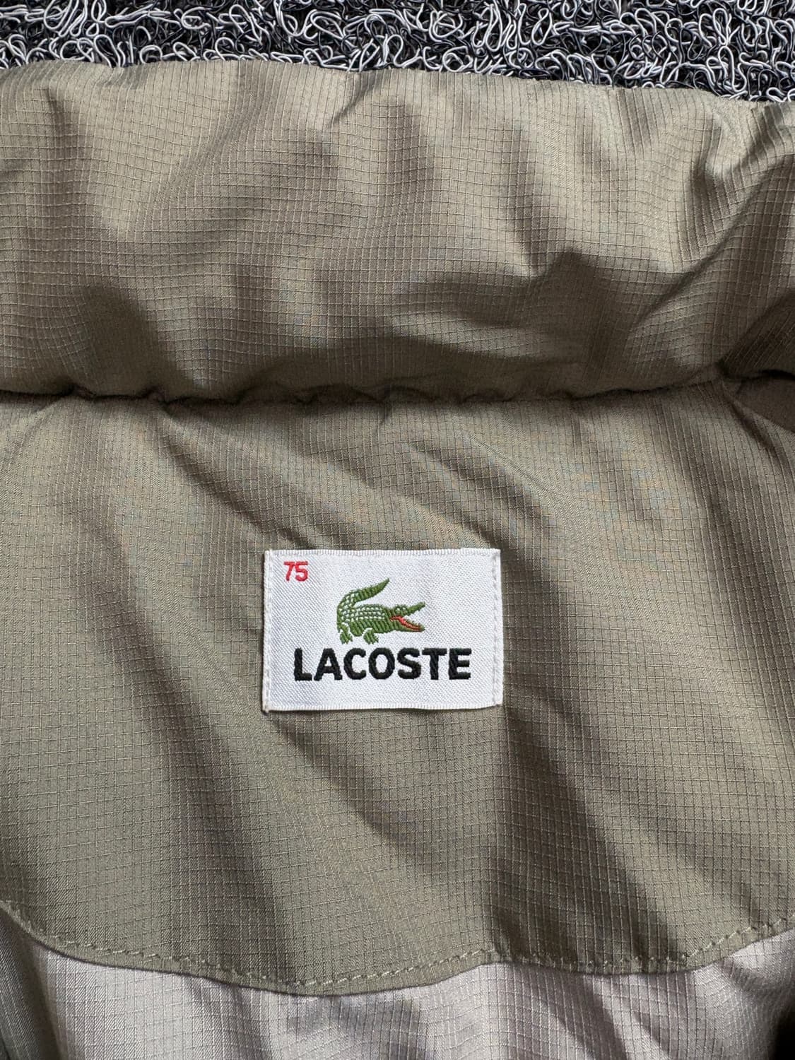 라코스테 은장로고 미니멀 구스다운 퀼티드 다운 자켓 2009 상품이미지3