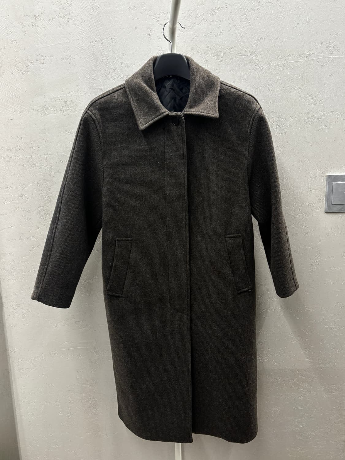 NOMELET 브레스트 울 오버 코트 상품이미지2