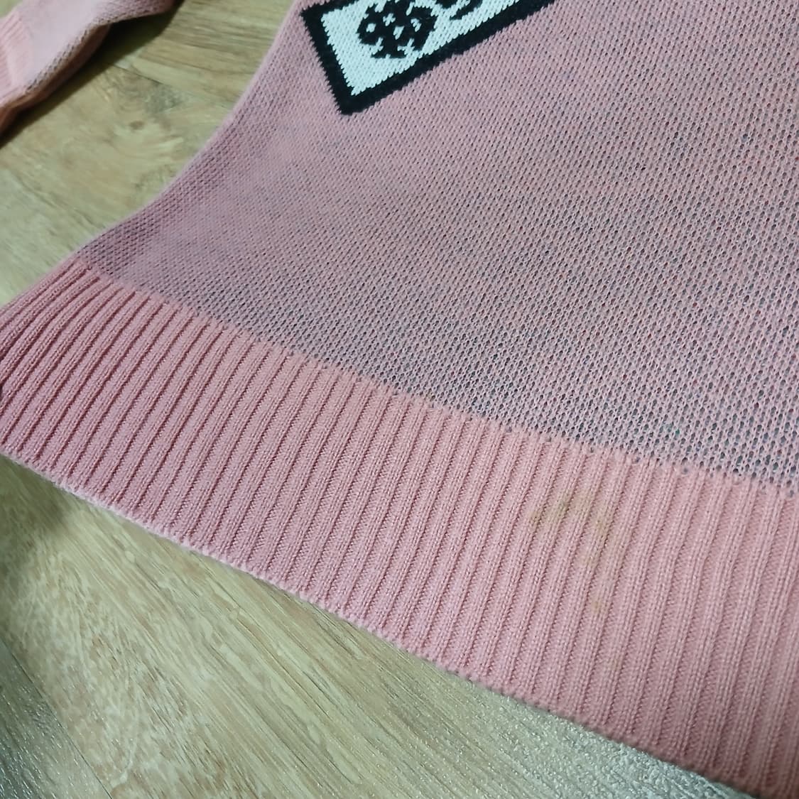 택붙은 미사용 minu 아크릴 마이누 공룡 니트 남녀공용 가을 겨울 상품이미지8