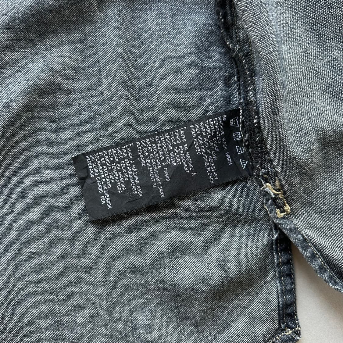 [M]할리 데이비슨 모터싸이클 데님 베스트 조끼 상품이미지10