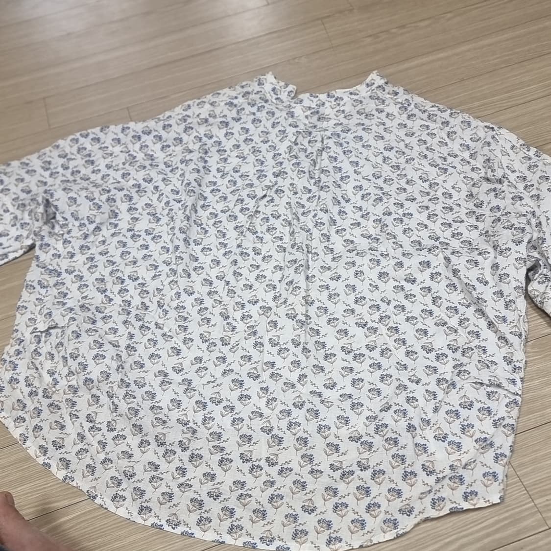 키에나 플라워 프린트 블라우스(실측) 상품이미지5