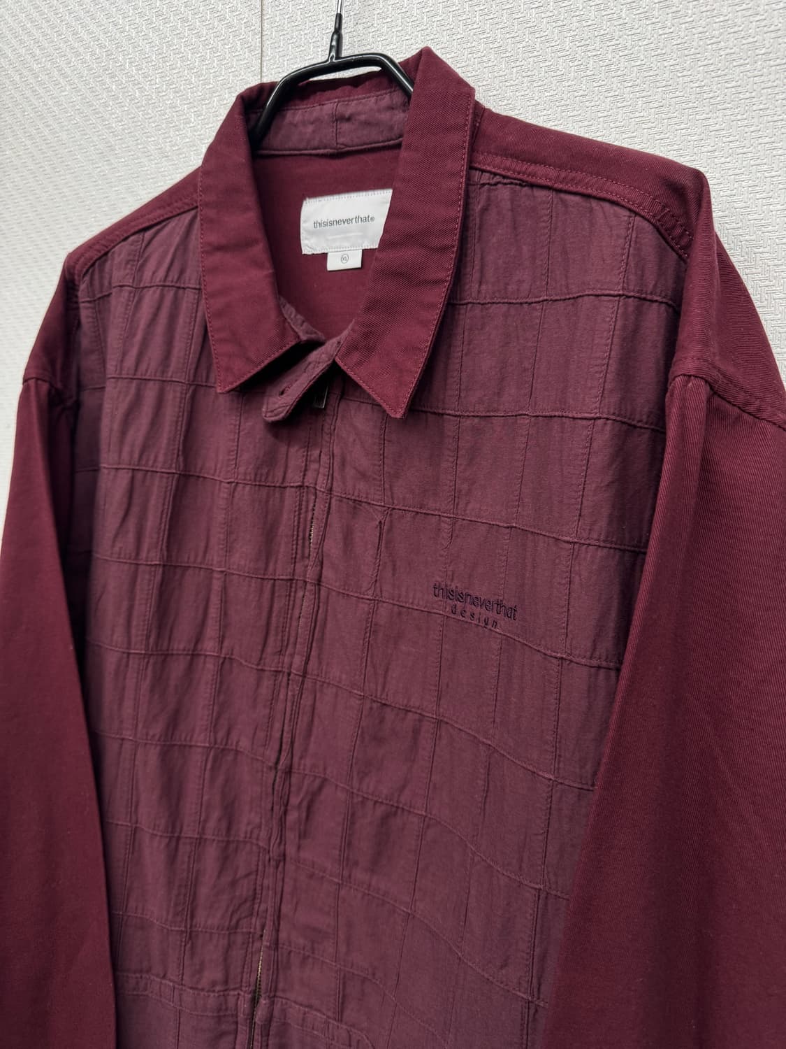 디스이즈네버댓 와인색 퀄팅 워크 자켓 XL(2XL) 상품이미지2