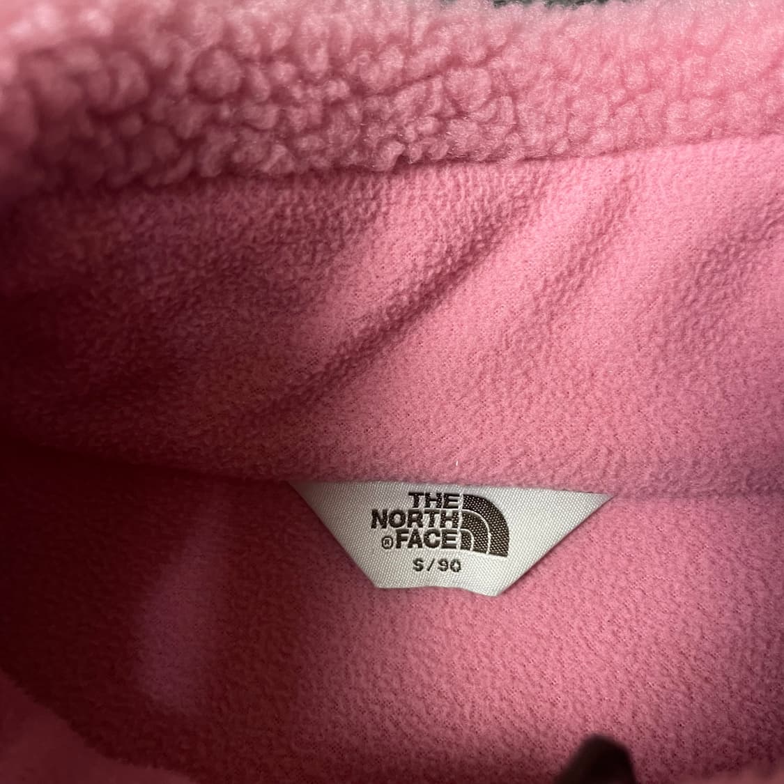 노스페이스 딸기우유 뽀글이 플리스 자켓 S 상품이미지4