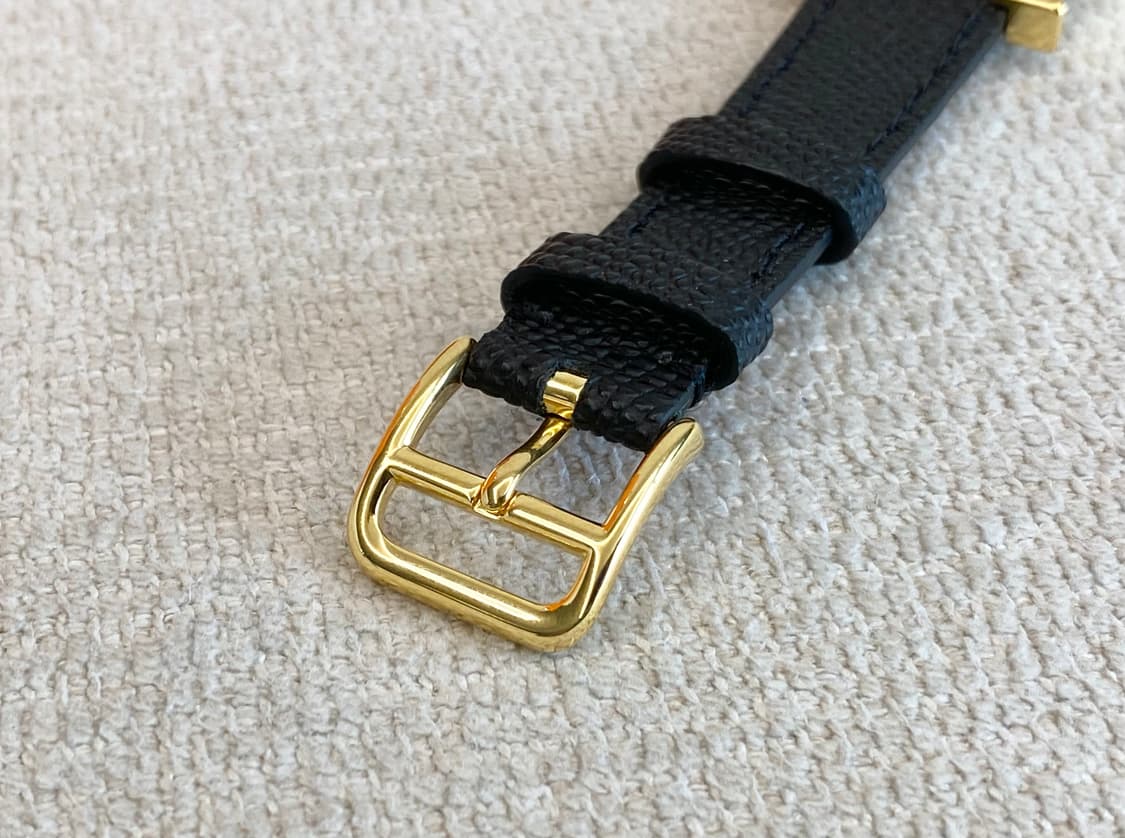 에르메스 H아워 1.201 금장 여성용 쿼츠 PM 스몰 사이즈 상품이미지9