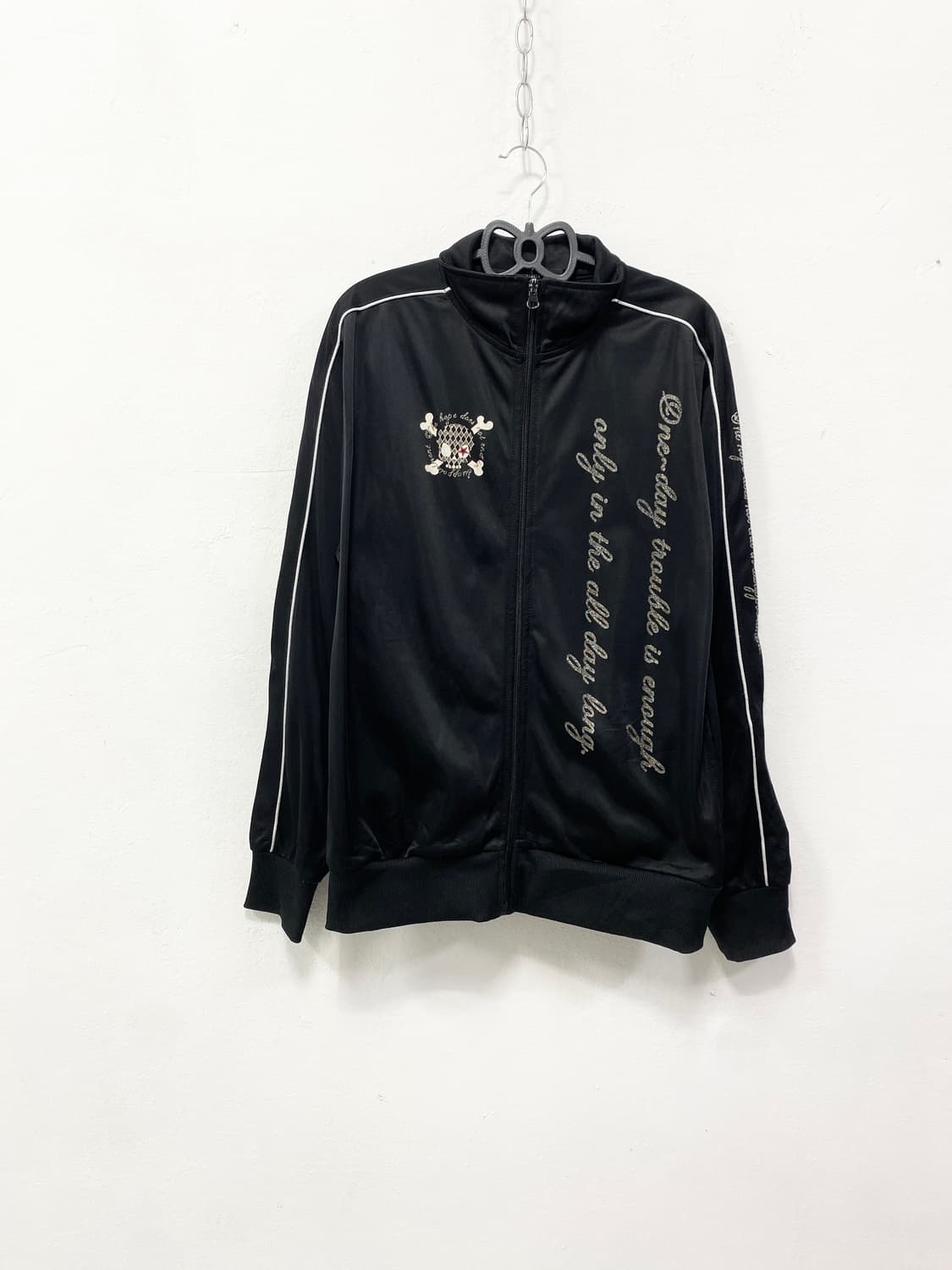 [TENDER ROSE] 펑크 스컬 레터링 집업 져지 상품이미지6