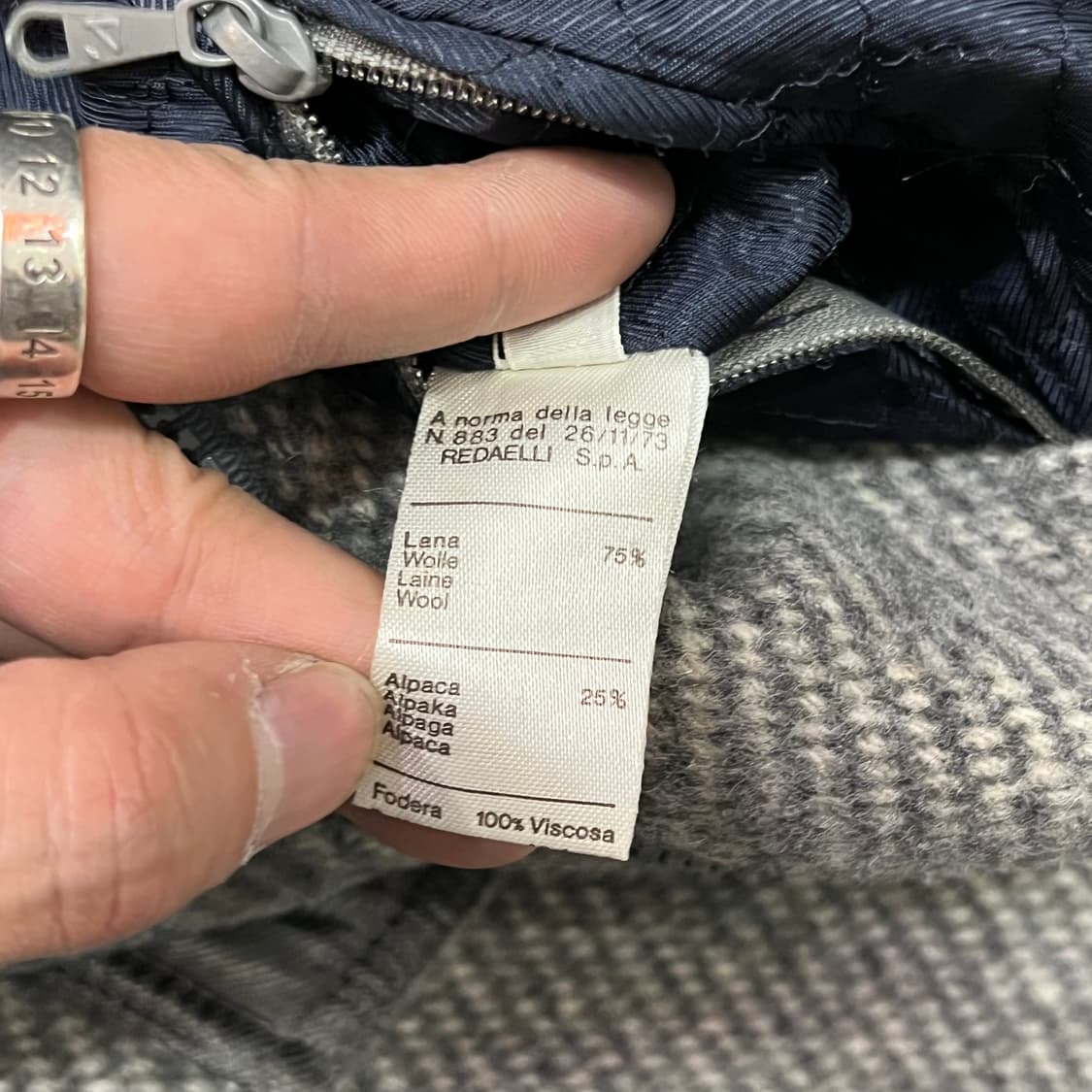  아쿠아스큐텀 카라 울 블루종 y14544 상품이미지9