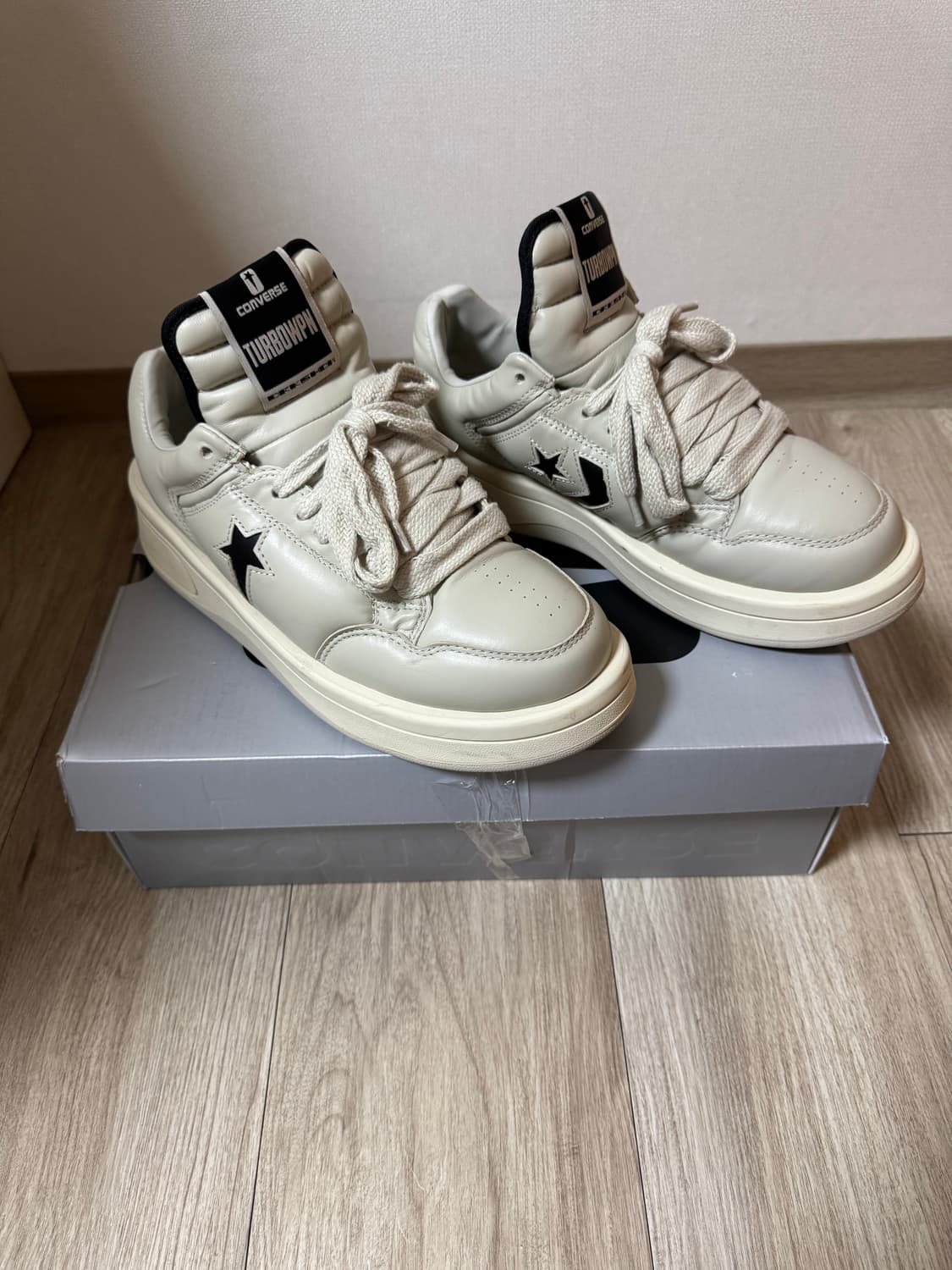 [275] 릭 오웬스 x 컨버스 터보 웨폰 로우 펠리칸 상품이미지2