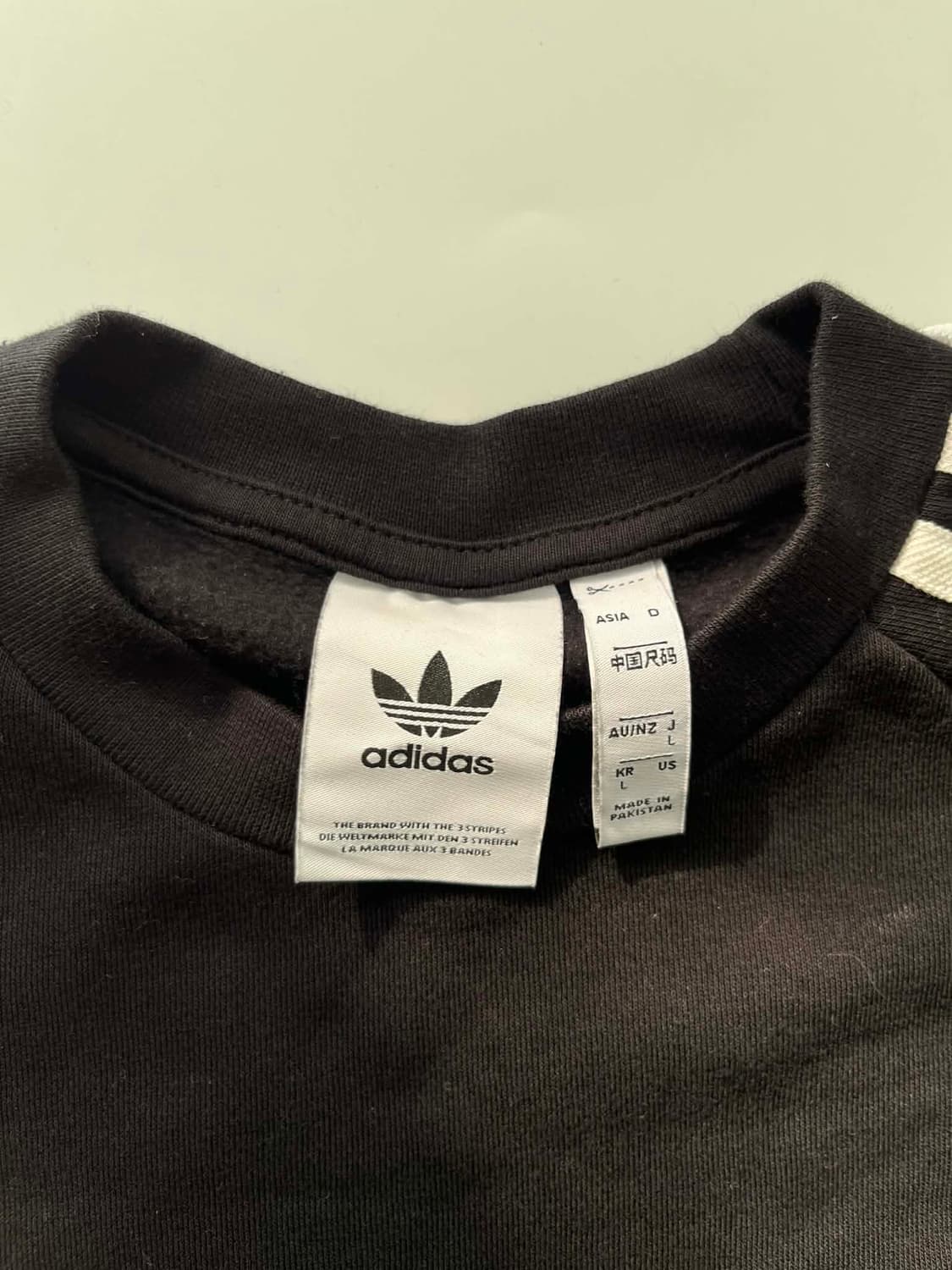 아디다스 신형 3tripes 크루 스웨트셔츠 맨투맨(L) 상품이미지4