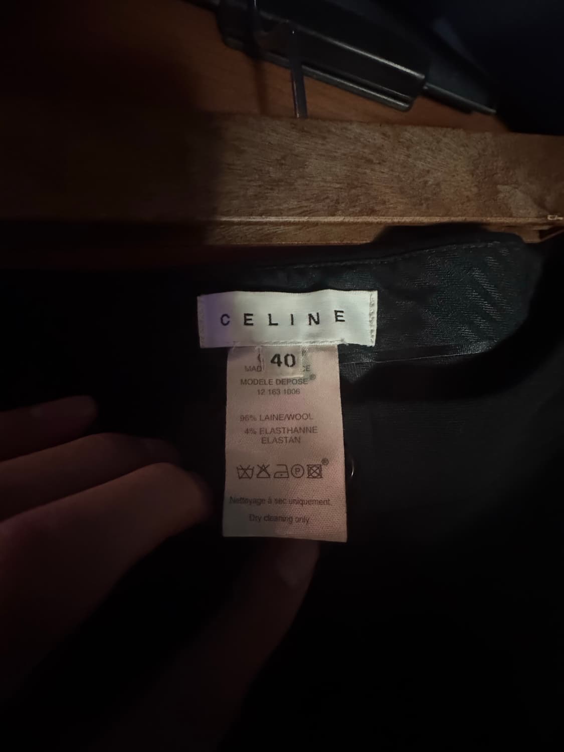 셀린느 울 슬랙스 팬츠 상품이미지4