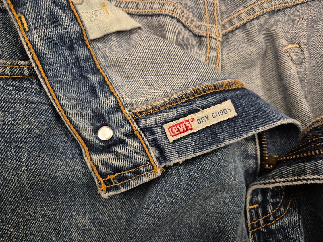 90s 리바이스569 블랭크탭 데님 팬츠 상품이미지7