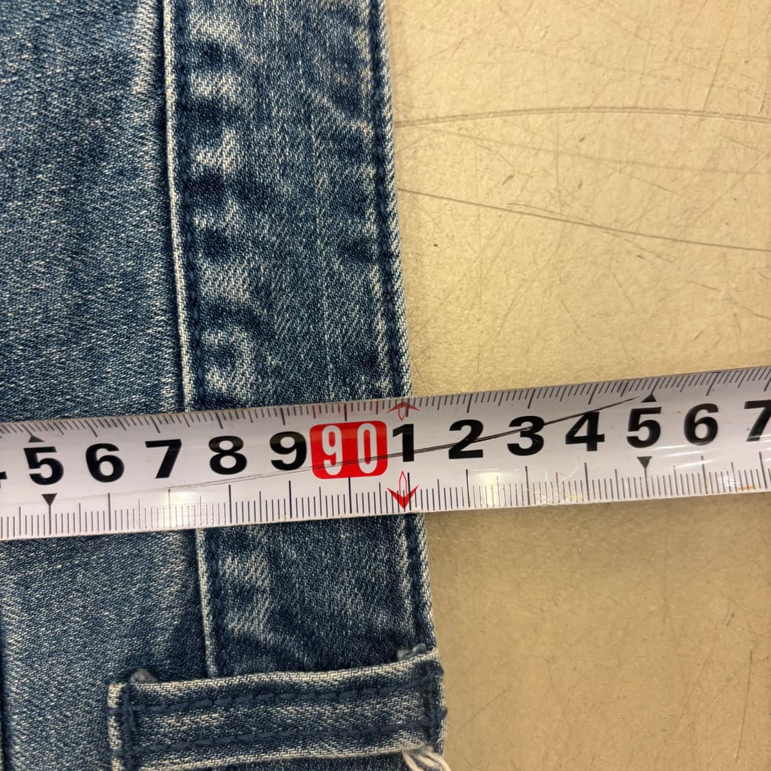 비슬로우 워싱 스탠다드 데님 팬츠 상품이미지5