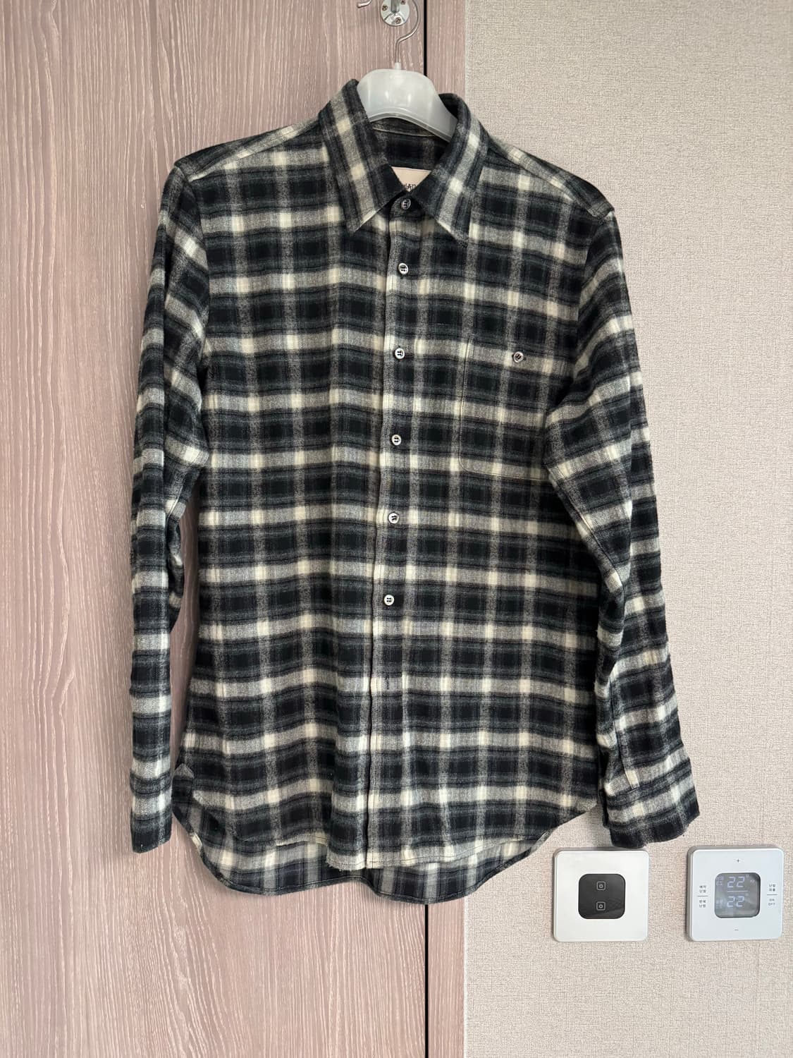 [Demian] 데미안 체크 플란넬 셔츠 (M) 상품이미지1