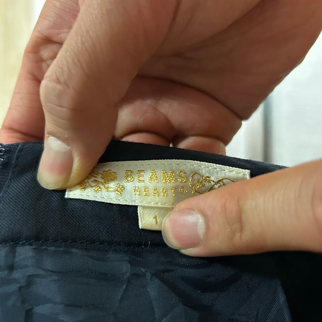 빔즈하트 스트라이프 스커트 상품이미지3