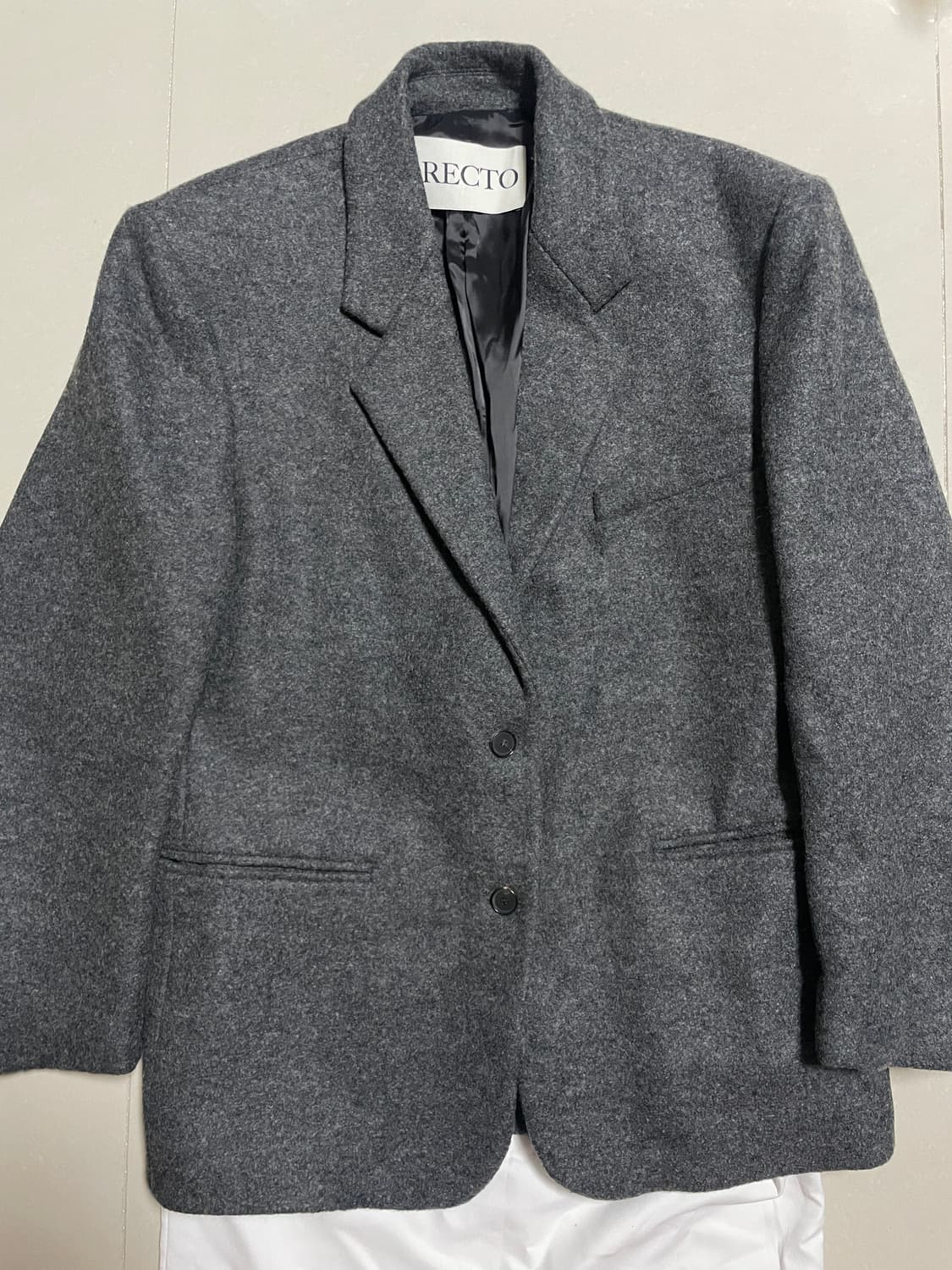 렉토 버진 울 싱글 코트 블레이저 자켓 23FW 상품이미지1