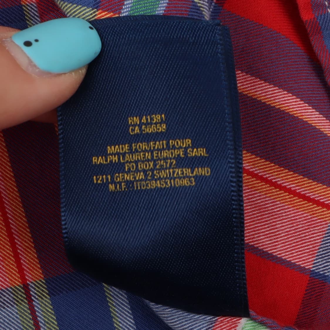 폴로 랄프로렌 레드 마드라스 체크 셔츠 상품이미지9