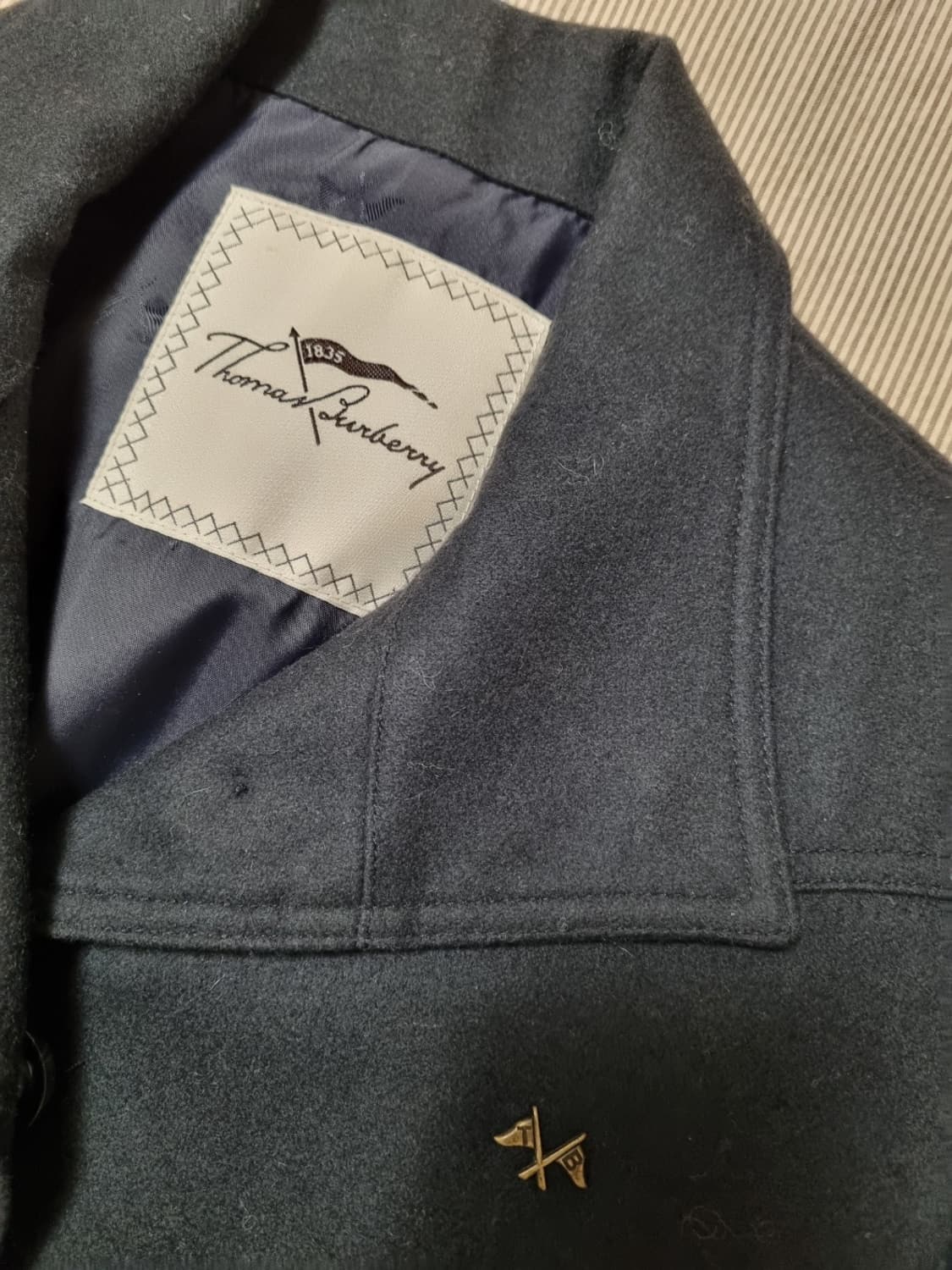 토마스 버버리 울자켓 상품이미지3