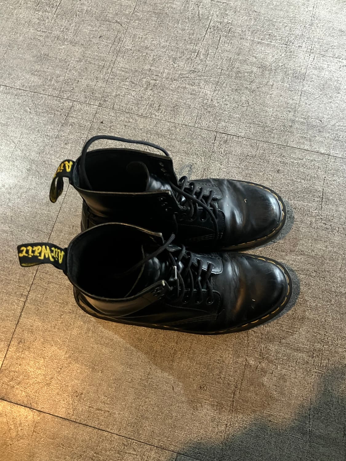 00’s 닥터마틴스트 레더가죽 빈티지 워커부츠 상품이미지1