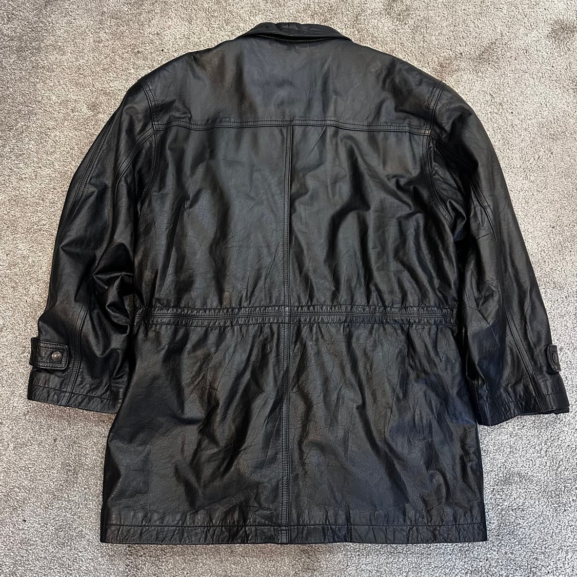 DURANTE 소가죽 하프 사파리 코트(자켓)L 상품이미지6