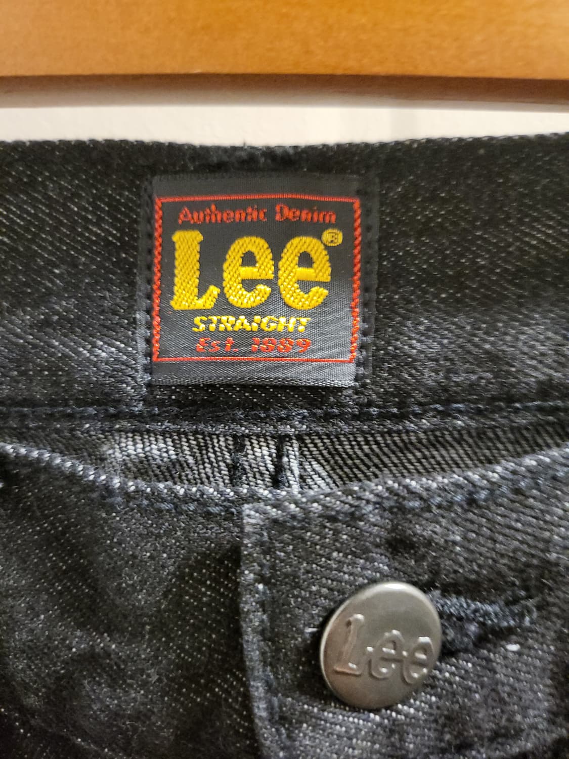 Lee 스트레이트 데님 블랙 28 새상품 상품이미지4
