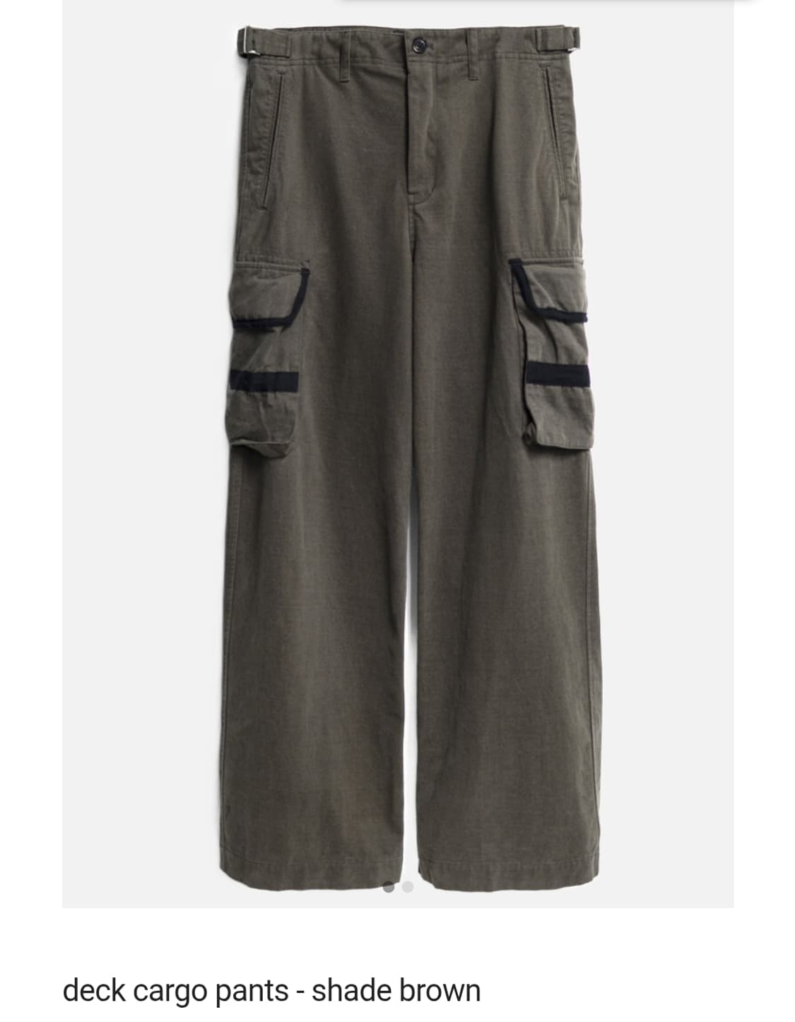 [1] 고낙 덱카고 팬츠 브라운 상품이미지1