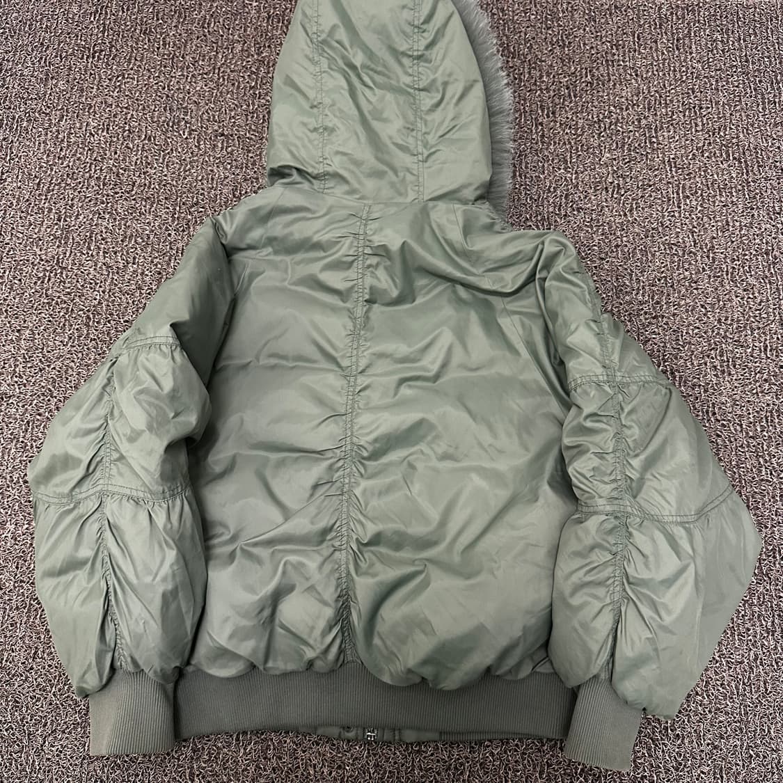 JUCYJUDY 쥬시쥬디 여성 덕다운 패딩 야상 점퍼 85(XS) 상품이미지5