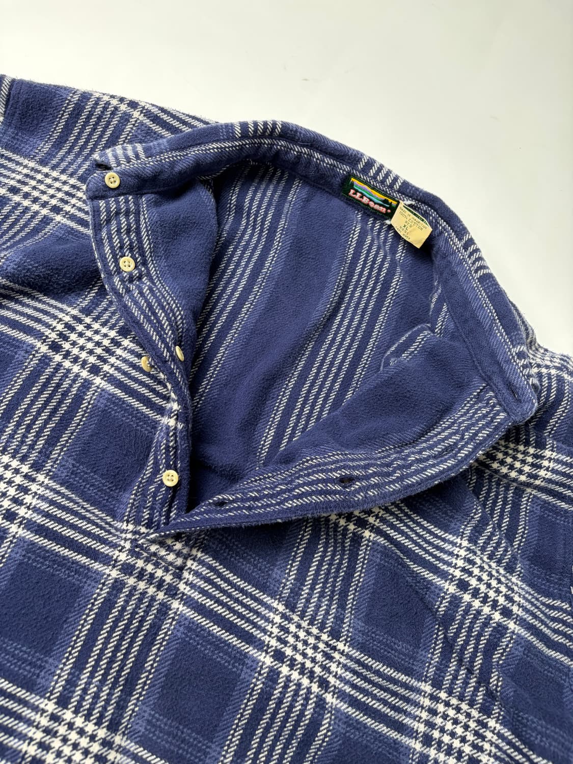 90s L.L.Bean Pullover Flannel Shirt 상품이미지6