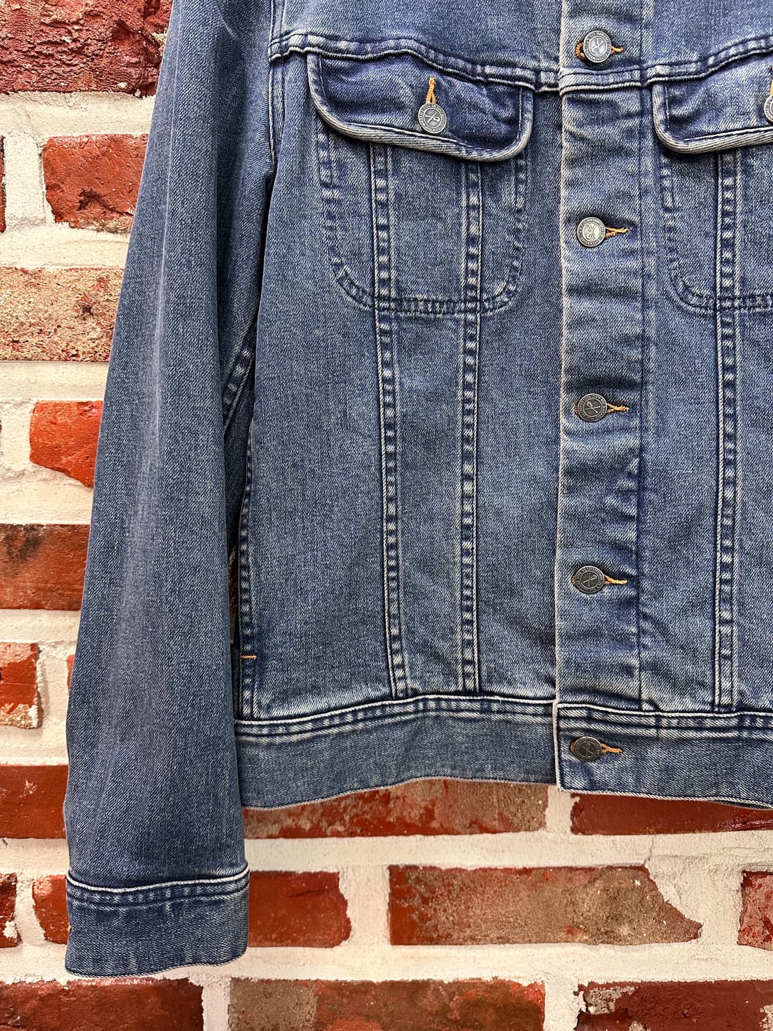 (XS)아페쎄 워시드 데님 자켓 상품이미지3