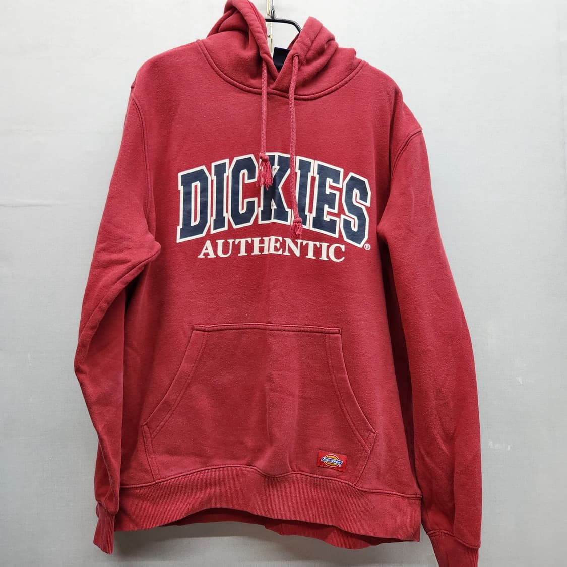 디키즈 빅로고 버건디 후드티 L(XL) 상품이미지1