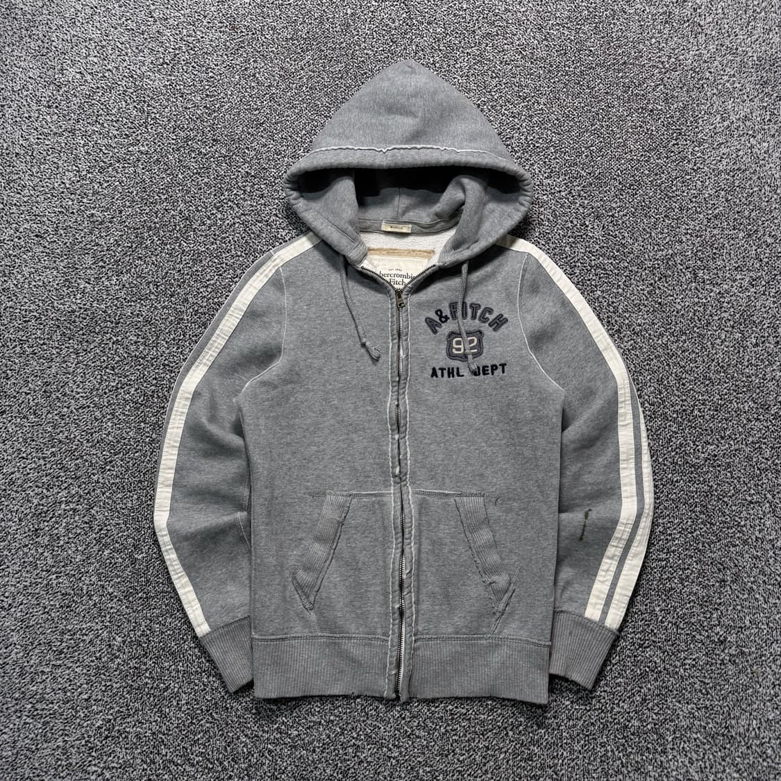 Name : 아베크롬비 사이드라인 그레이컬러 후드집업 :)  상품이미지1