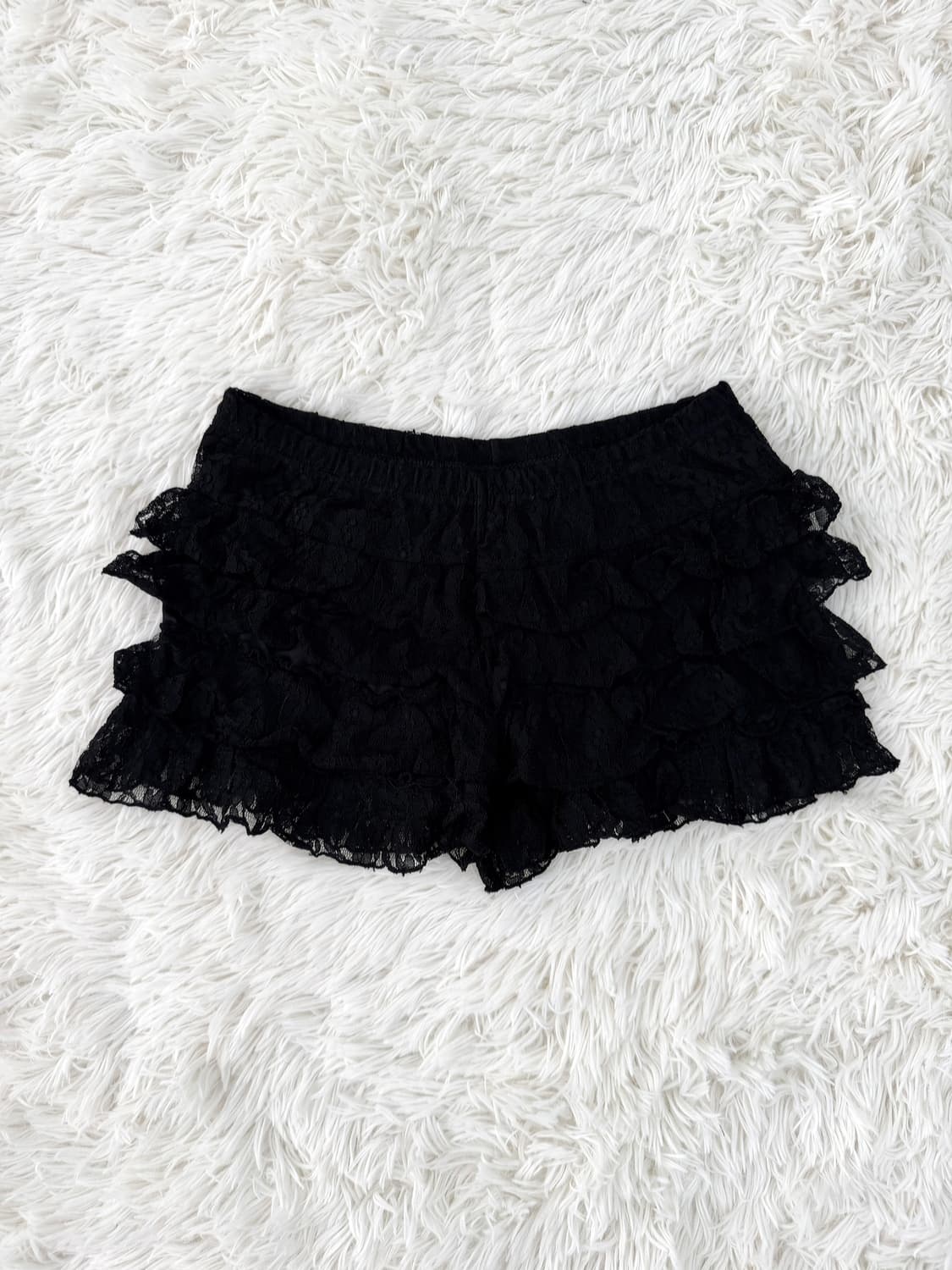 블랙레이스캉캉숏팬츠 상품이미지1