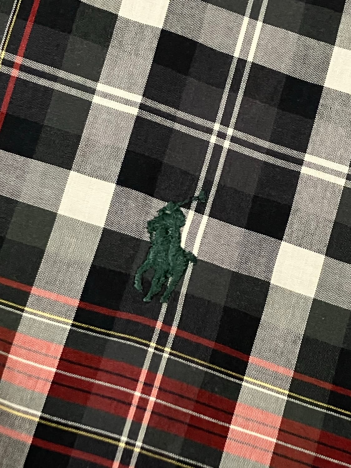 폴로 랄프로렌 체크 셔츠 블랙 L #csz2015 상품이미지4