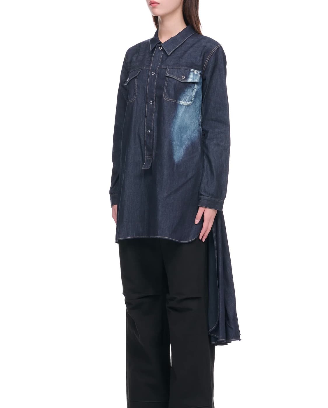 요지 야마모토 컬렉션 데님 원피스 드레스 상품이미지2