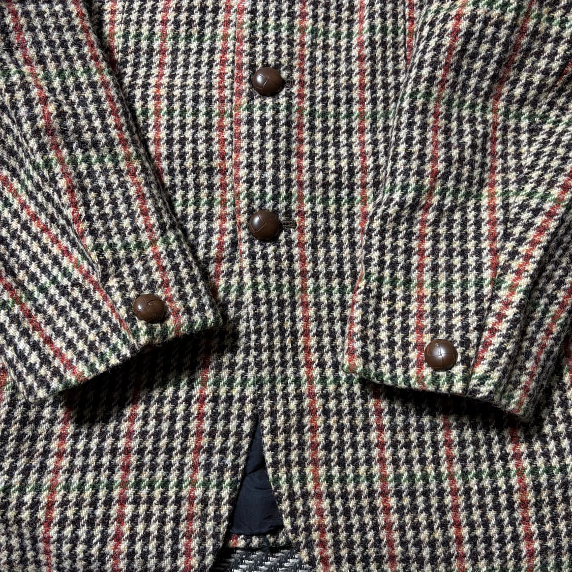 해리스트위드 3버튼 울 100% 블레이저(Free) 상품이미지5