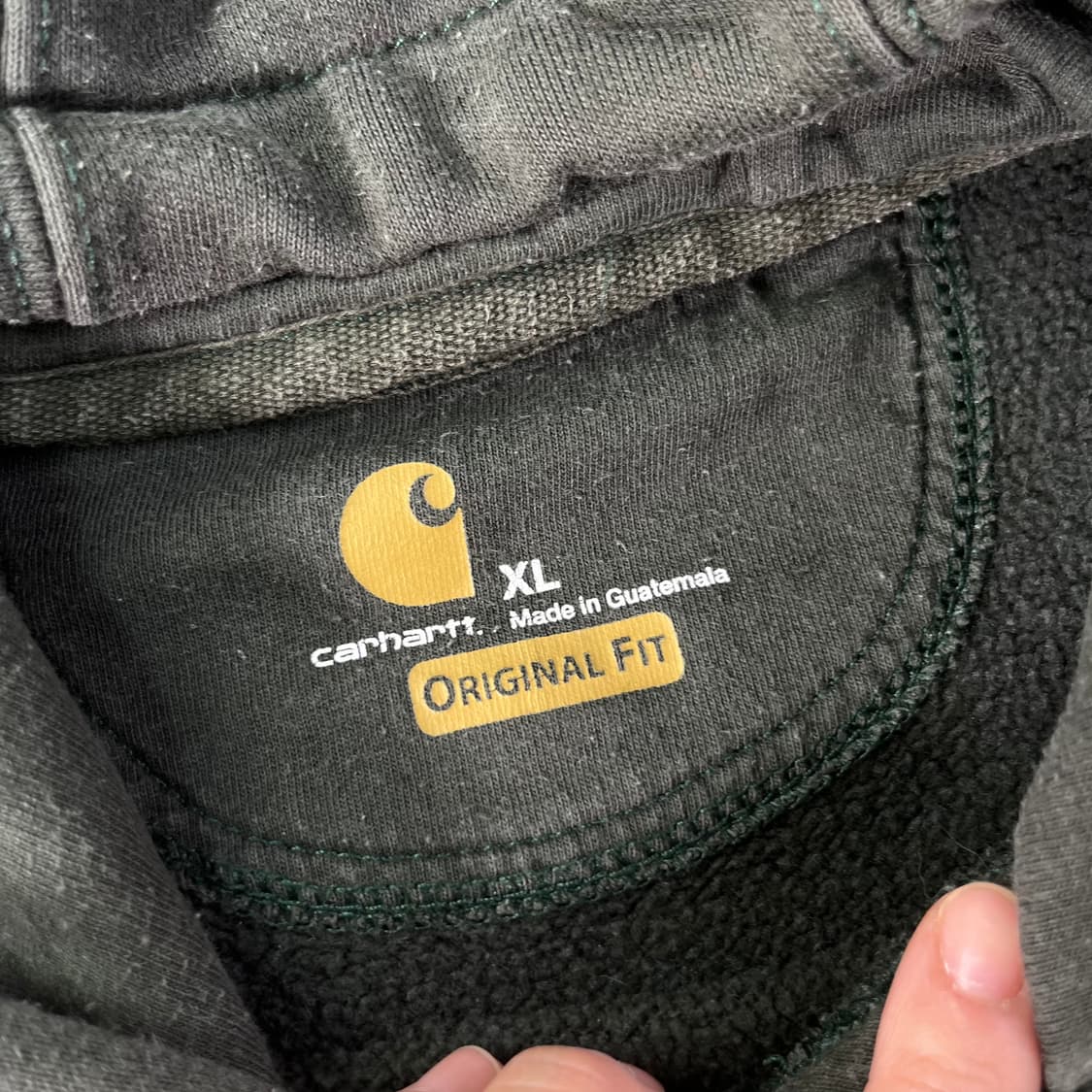 110 칼하트 WIP 카키그린 후드티 상품이미지2