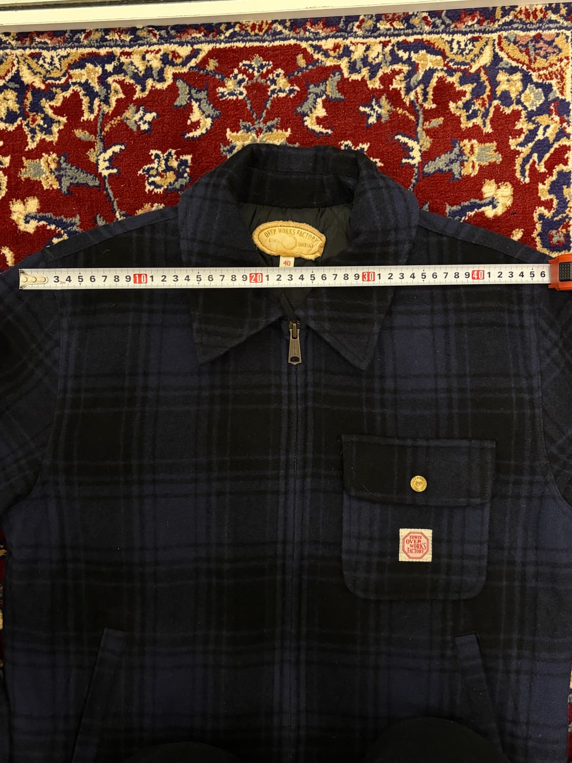 에드윈 헤비 울 플란넬 자켓 40 상품이미지9