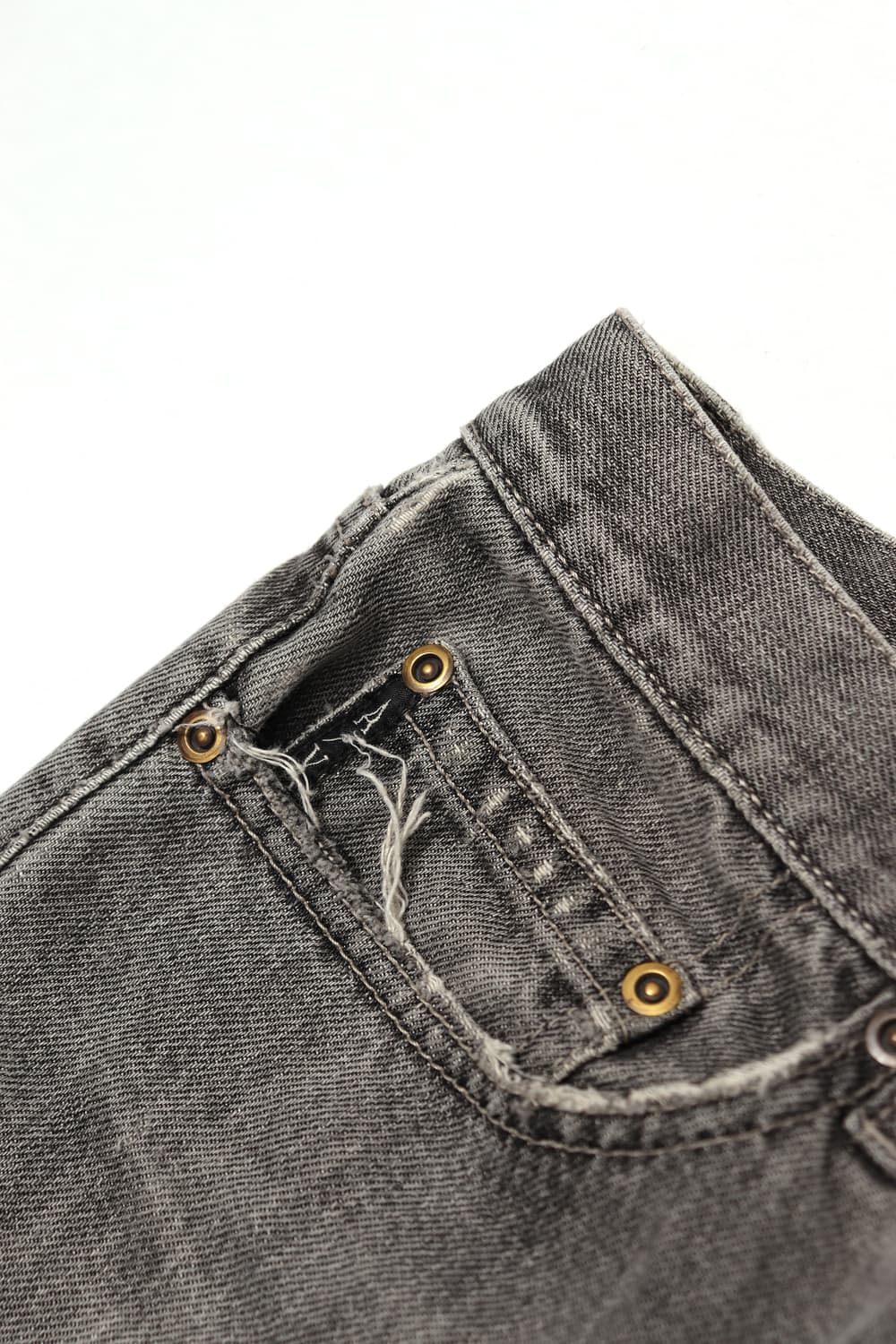 아르마니 익스체인지 90s버튼 플라이 스트레이트 레그 팬츠 size 32 상품이미지4