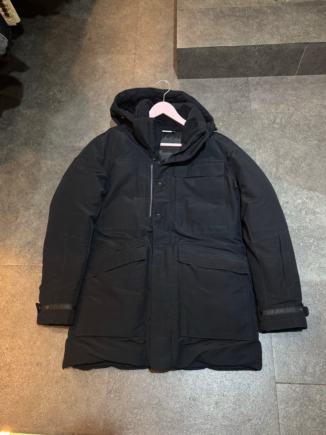 리복 오리털 패딩 블랙 100사이즈 상품이미지2