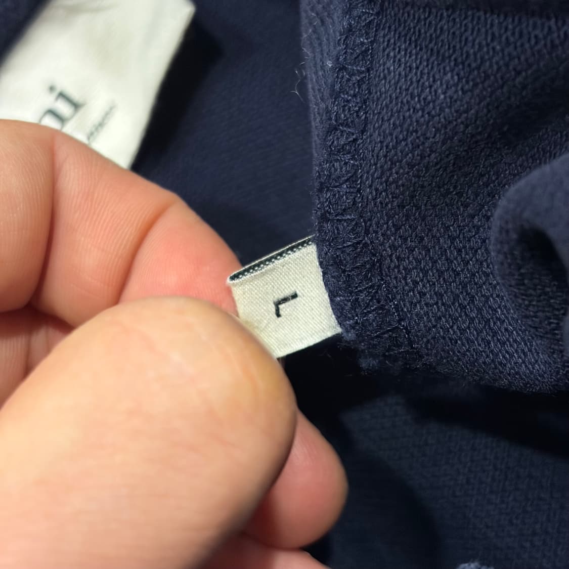 [L] AMI 아미 하트 로고 네이비 반팔 폴로티 C298 상품이미지6