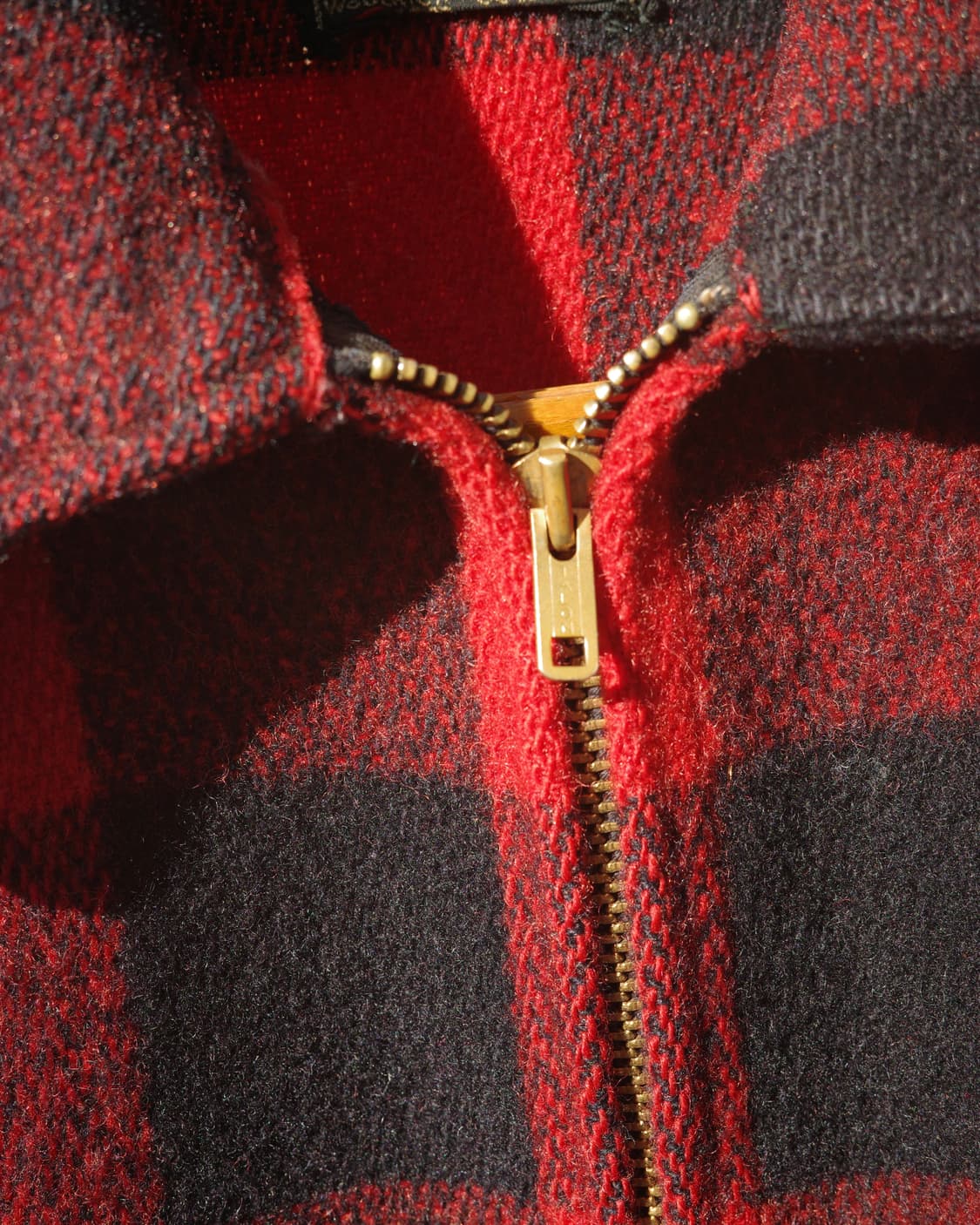 40s 50s Woolrich 버팔로체크 D 포켓 집업 자켓 상품이미지4