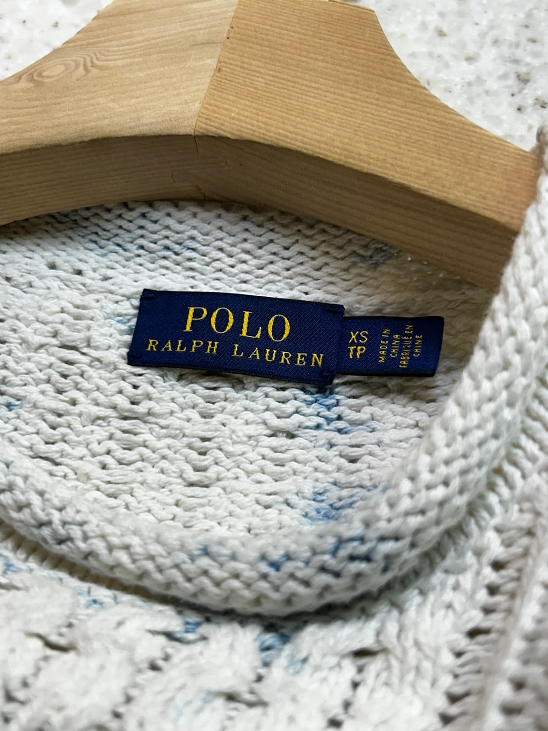 폴로 랄프로렌 성조기 케이블 코튼 니트 상품이미지5