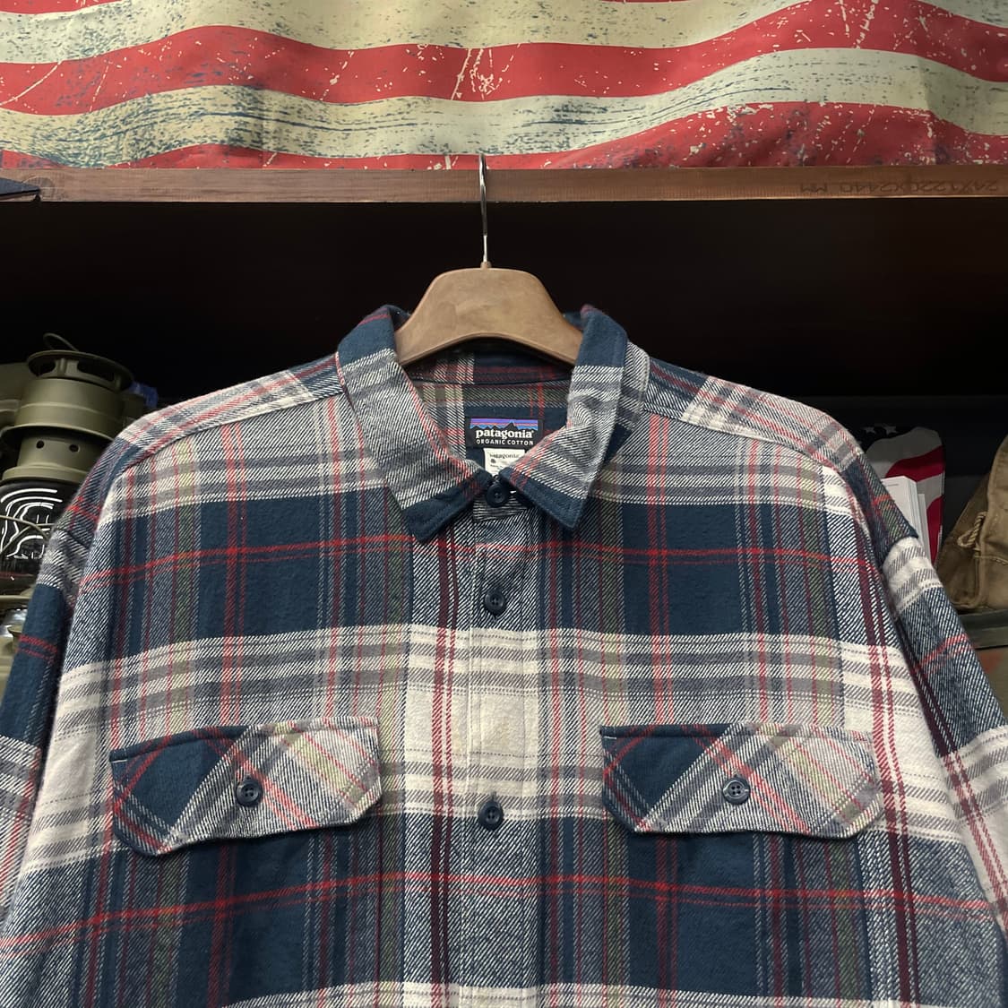 FA12 파타고니아 오가닉 코튼 포켓 플란넬 셔츠 상품이미지3