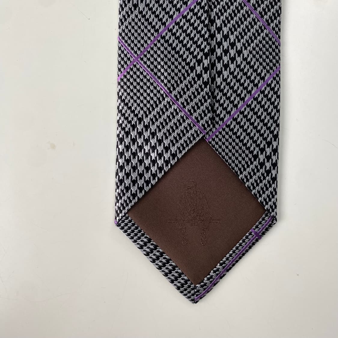 택달린 미사용품 폴스튜어트 (Paul Stuart) 정품 명품 체크넥타이 상품이미지7