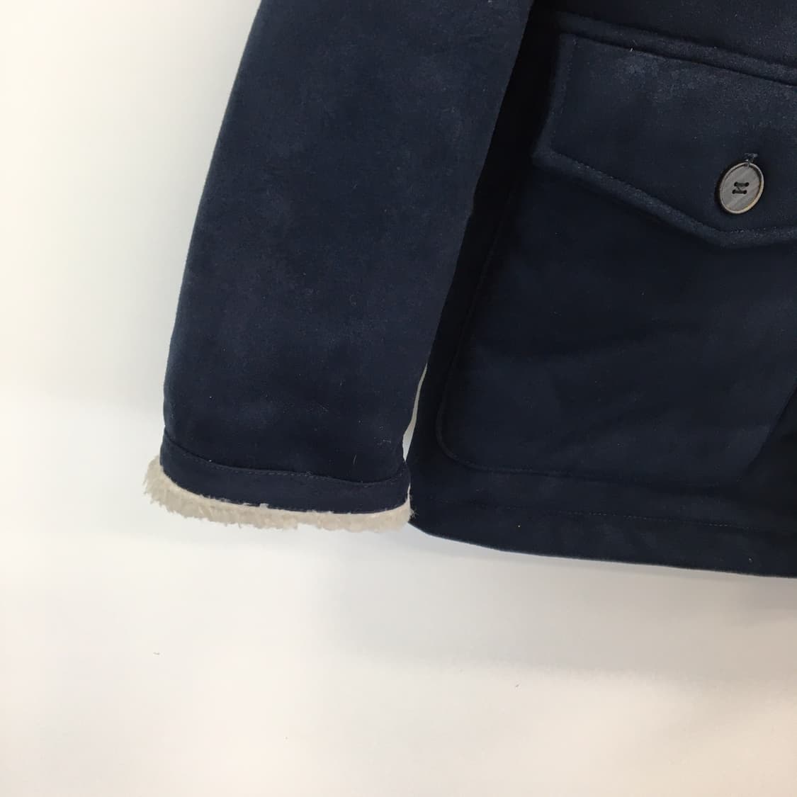 자라 스웨이드 무스탕점퍼 M 상품이미지3