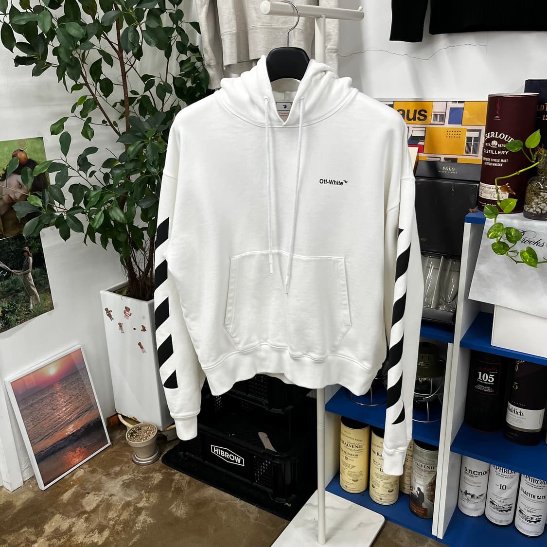 오프화이트 디아그 후드 L 상품이미지1