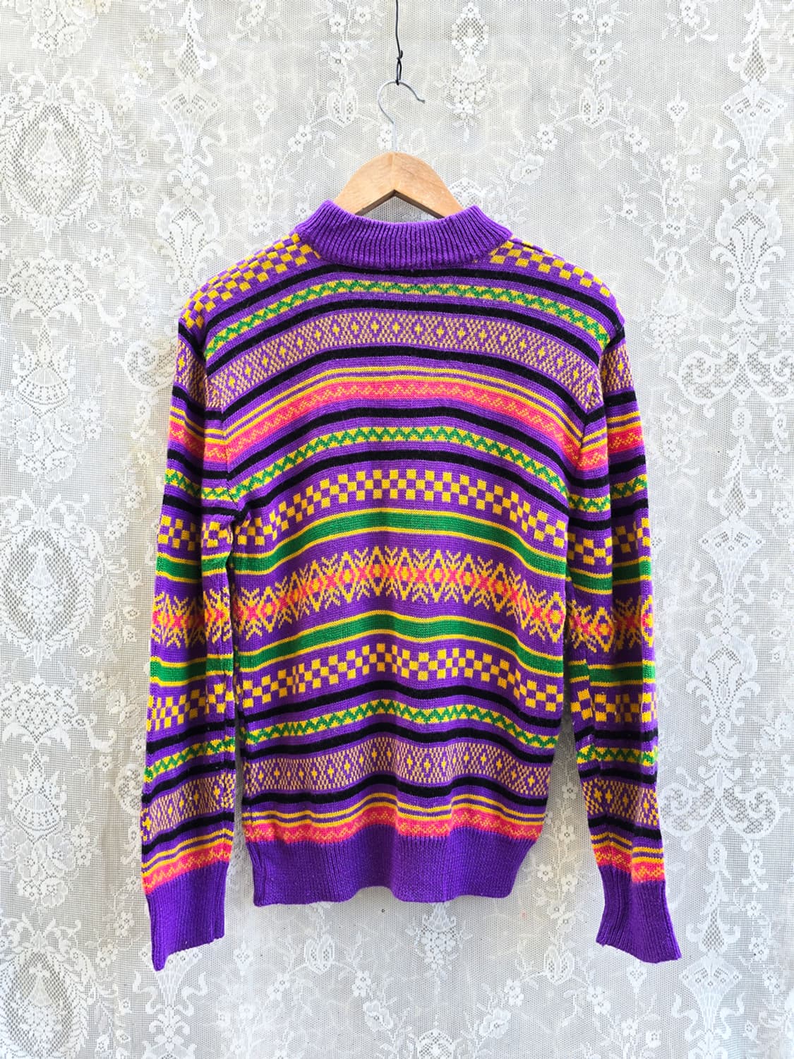 빈티지 멀티컬러  니트  상품이미지5