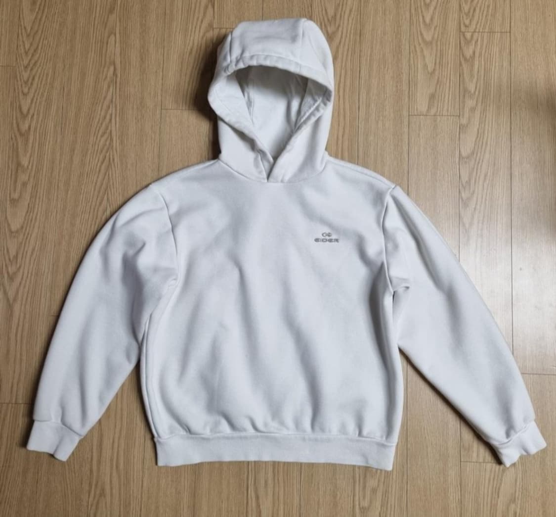 EIDER 아이더 우먼 베이직 크림 후드티셔츠 90 상품이미지1