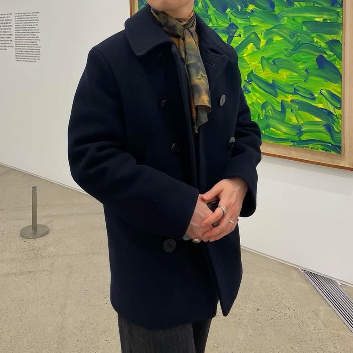 (40/새제품)버즈릭슨 피코트 숏버전 네이비 상품이미지6