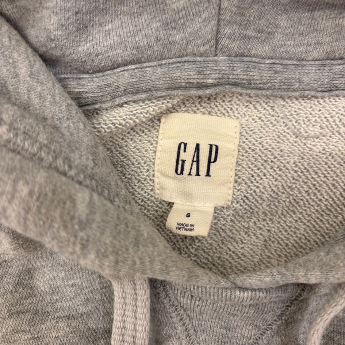 갭 성조기 빅로고 그레이 후드티 상품이미지3