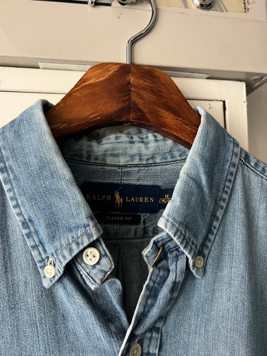 [M]폴로 랄프로렌 CLASSIC FIT 포니 로고 샴브레이 셔츠 상품이미지2